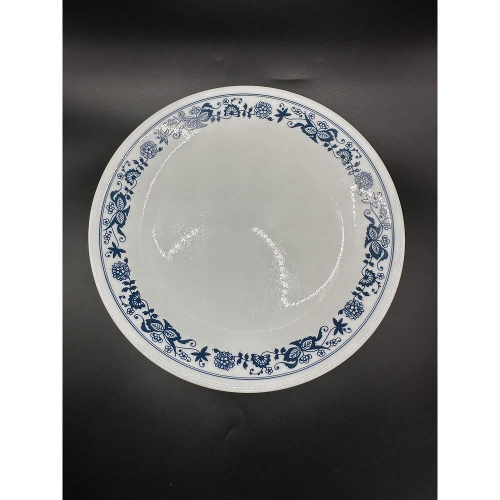 Corelle Old Town Blue Onion Dinner Plates Set of 4 Vitrelle Glass 10.25" USA